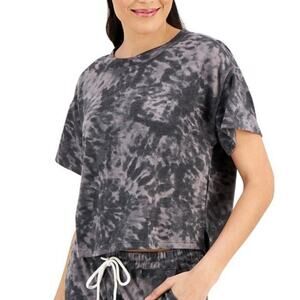 Jenni Super Soft Pajama T-Shirt Grey Swirl Size Large